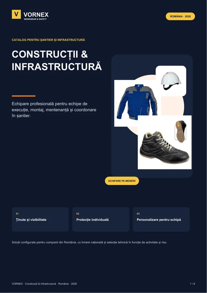 Coperta catalogului Construcții & Infrastructură