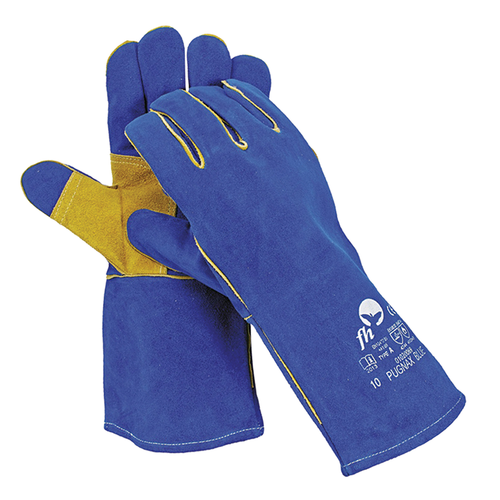 Manusa din piele PUGNAX BLUE