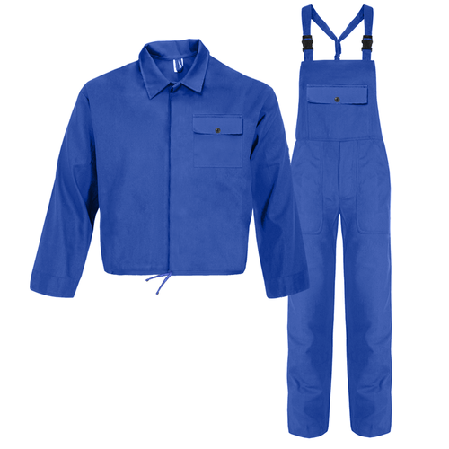 Costum salopeta cu pieptar tercot